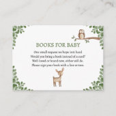 Books for Baby Woodland Animals Theme エンクロージャーカード (正面)