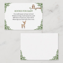 Books for Baby Woodland Animals Theme エンクロージャーカード