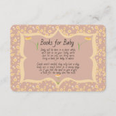 Books for Baby Yellow Daisies Pink エンクロージャーカード (正面)