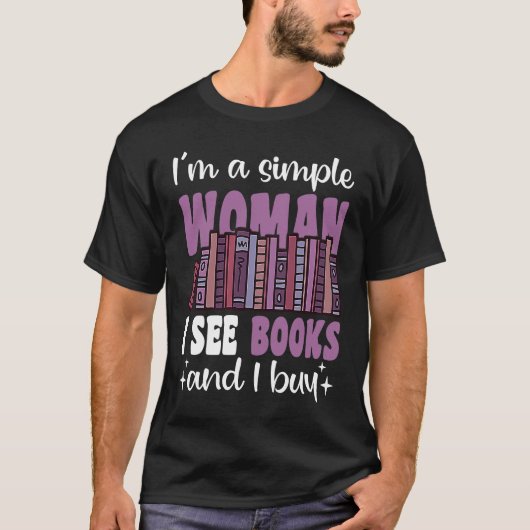 Books Friend Funny Saying Read Book Tシャツ (正面)