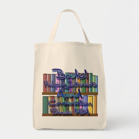 Books helping introverts. Tote Bag トートバッグ (正面)