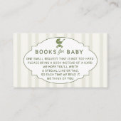 Books Insert Coffee Brewing Brunch Baby Shower エンクロージャーカード (正面)