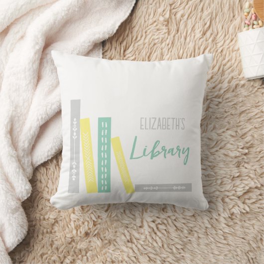 Books Library クッション (ブランケット)