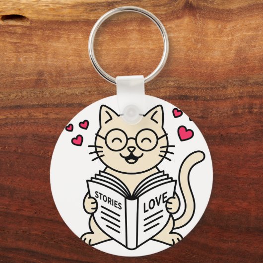 BOOKS LOVER キーホルダー (裏面)