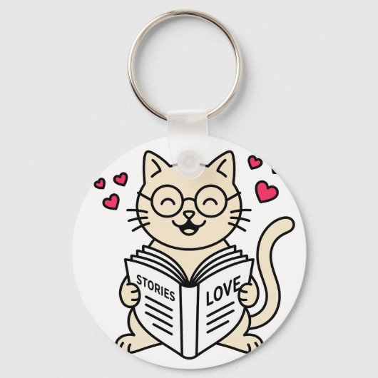 BOOKS LOVER キーホルダー (裏面)