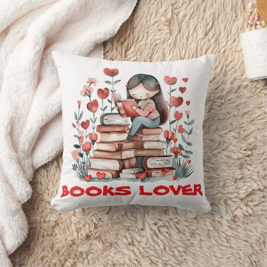 BOOKS LOVER クッション (ブランケット)