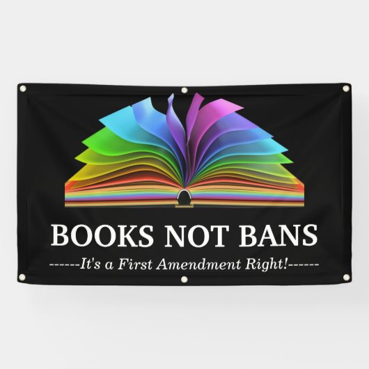 Books Not Bans, LGBTQ+  横断幕 (横)