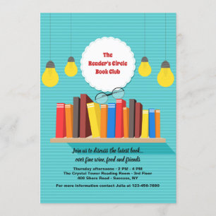 Books on the Shelf招待状 招待状