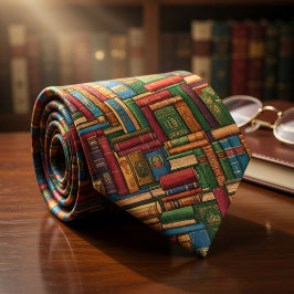 Books on the Shelves ネクタイ