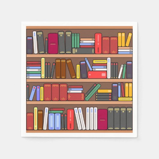 Books Paper スタンダードカクテルナプキン (正面)