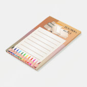 Books Pencilsカラフル先生ポストイットノート ポストイット (アングル)