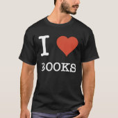 books reading library bookworm book  1 tシャツ (正面)