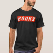 books reading library bookworm book tシャツ (正面)