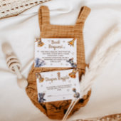 Books Request Animal モダン Baby Shower エンクロージャーカード