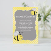 Books Request Mommy to Bee Baby Shower エンクロージャーカード (スタンド正面)