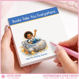 Books Take You Everywhere Personalized Book Lover ポストイット