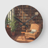 BookShelf  ラウンド壁時計 (正面)