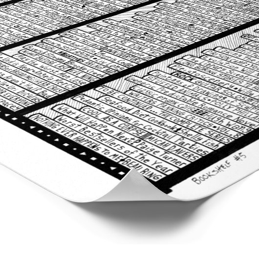 Bookshelf #5ポスター ポスター (角)