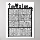 Bookshelf #5ポスター ポスター (正面)