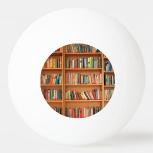 Bookshelf Books Library Bookworm読's 卓球ボール