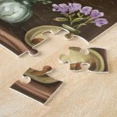 Bookshelves and Herbals ジグソーパズル (側面)