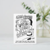 Bookshop Customer asks Shopkeeper a Question ポストカード (スタンド正面)