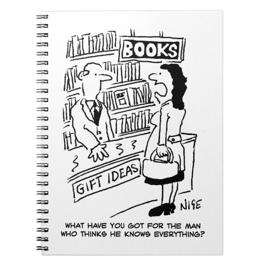 Bookshop Customer Shopkeeper頼質問 ノートブック (正面)