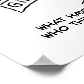 Bookshop Customer Shopkeeper頼質問 ポスター (角)