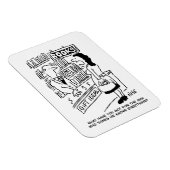 Bookshop Customer Shopkeeper頼質問 マグネット (右側)