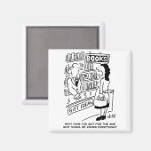 Bookshop Customer Shopkeeper頼質問 マグネット (正面/裏面)