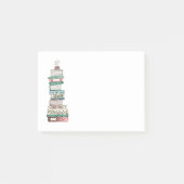 Bookstackのピンクおよび青い付箋 ポストイット (正面)