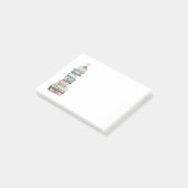 Bookstackのピンクおよび青い付箋 ポストイット (アングル)