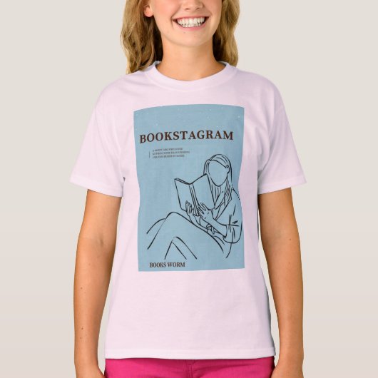Bookstagramウィメンズ Tシャツ (正面)