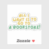 BookStoreに行きたいもの シール (シート)