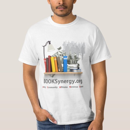 BOOKSynergy - Tシャツ – 男 (正面)
