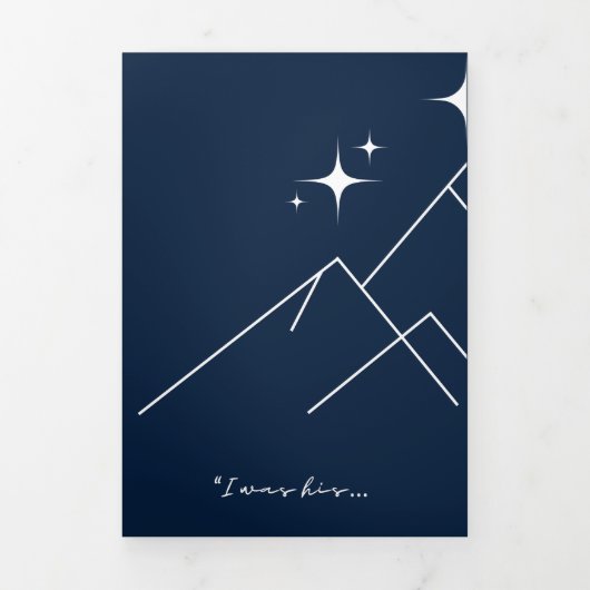 BookTok Romantacy Wedding Invite - Aries/Libra 三つ折り招待状 (カバー)