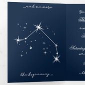 BookTok Romantacy Wedding Invite - Aries/Pisces 三つ折り招待状 (内部最初)
