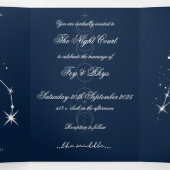 BookTok Romantacy Wedding Invite - Aries/Pisces 三つ折り招待状 (内部中)