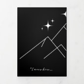  BookTok Romantacy Wedding Invite - Scorpio/Gemini 三つ折り招待状 (カバー)