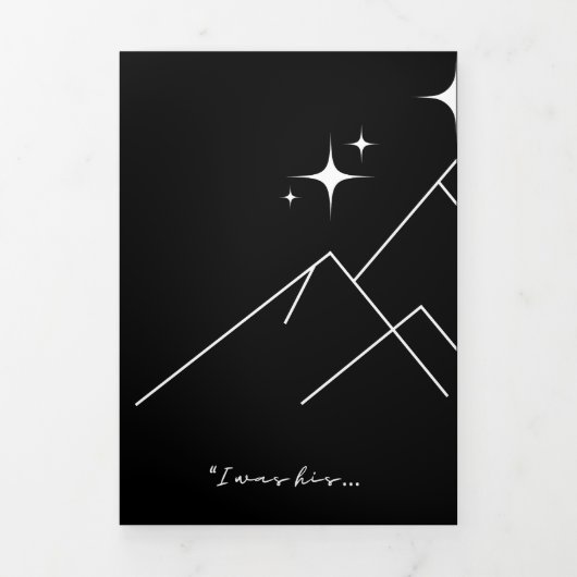  BookTok Romantacy Wedding Invite - Scorpio/Gemini 三つ折り招待状 (カバー)