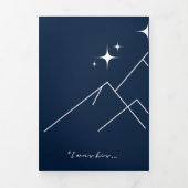 BookTok Romantacy Wedding Invite - Taurus/Aries 三つ折り招待状 (カバー)