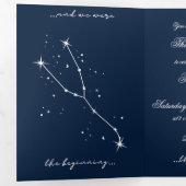 BookTok Romantacy Wedding Invite - Taurus/Aries 三つ折り招待状 (内部最初)