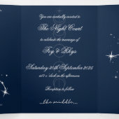 BookTok Romantacy Wedding Invite - Taurus/Aries 三つ折り招待状 (内部中)