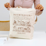 Booktrovert編集可能カラーブックラバートートバッグ トートバッグ<br><div class="desc">この素敵なデザインはカスタマイズお客様の色の組み合わせお気に入りのに使用できる。ギフト素晴らしを！私たちのスタイリッシュ店で文房具やギフトを見つける： www.berryberrysweet.com.</div>