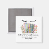 「Booktrovert」の定義 マグネット (正面/裏面)
