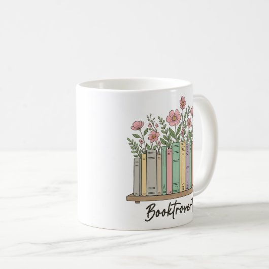 Booktrovert - Cozy Introvertの愛読者の贈り物 コーヒーマグカップ (正面右)
