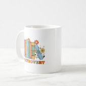 Booktrovert, Librarian先生Bookish, Book Lover コーヒーマグカップ (正面左)