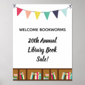 Bookwormパーティー資金調達者歓迎ポスター ポスター (正面)