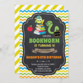 bookWorm新学期パーティの招待状 招待状 (正面/裏面)