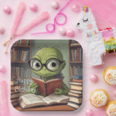 Bookworm誕生日 ペーパープレート (パーティー)